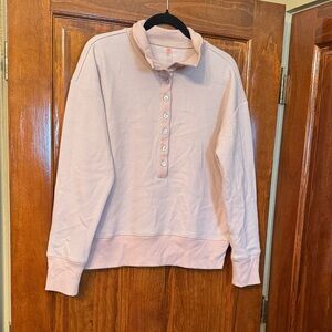 Mono B Light Pink Cowl Neck Sweater